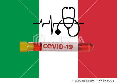 Italy Coronavirus COVID-19 world outbreak concept. Italy Coronavirus COVID-19 world outbreak concept. 63163994
