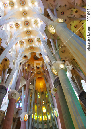 Inside Sagrada Familia Church-01 Inside Sagrada Familia Church-01 63164544