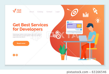 Service for Developers and Programmers Website 63166546