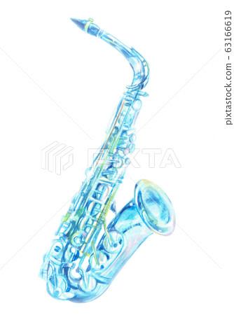 Glass saxophone 63166619