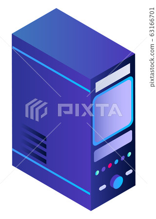 Smart Home Concept, Computer Unit Remote Control 63166701