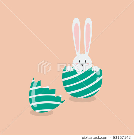 Yellow chicken in cracked eggs Yellow chicken in cracked eggs 63167142