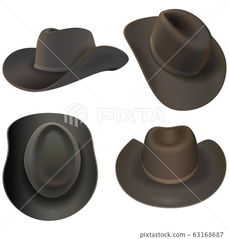 Vector Cowboy Hats 63168687