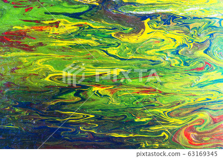 Liquid painting abstract texture. Colorful combination of bright colors. Liquid painting abstract texture. Colorful combination of bright colors. 63169345