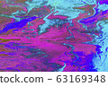 Liquid painting abstract texture. Colorful combination of bright colors. 63169348
