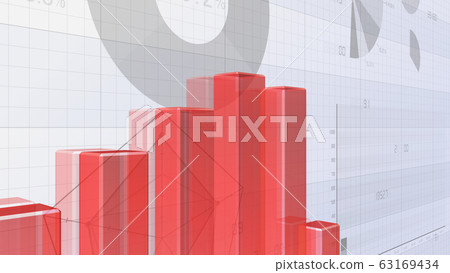 商業經濟數據圖表圖文件增長成功3d圖背景背景 63169434