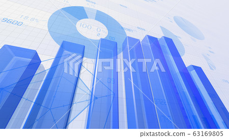 商業經濟數據圖表圖文件增長成功3d圖背景背景 63169805