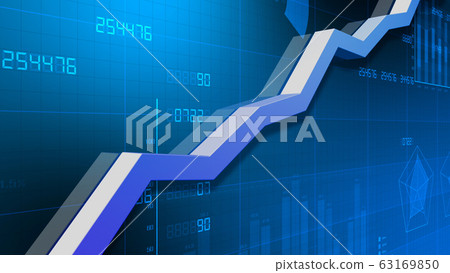 商業經濟數據圖表圖文件增長成功3d圖背景背景 63169850