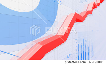 商業經濟數據圖表圖文件增長成功3d圖背景背景 63170005