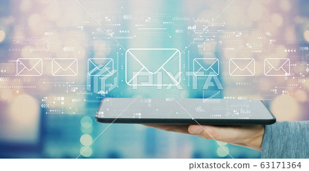 Email concept with tablet computer 63171364