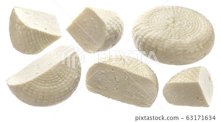 Adyghe cheese isolated on white background 63171634
