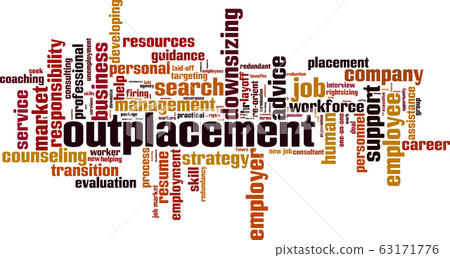 Outplacement word cloud 63171776