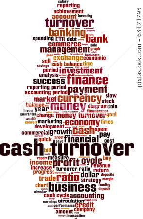Cash turnover word cloud Cash turnover word cloud 63171793