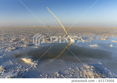 Bubbling pond in the salt plains of Asale Lake, Danakil Depression, Ethiopia. Bubbling pond in the salt plains of Asale Lake, Danakil Depression, Ethiopia. 63173008