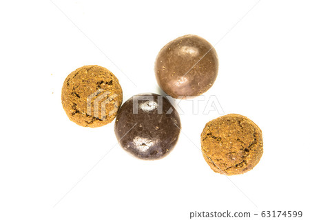 Pepernoten bunch of traditional and chocolate  63174599