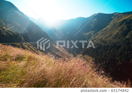 beautiful mountain road 63174842