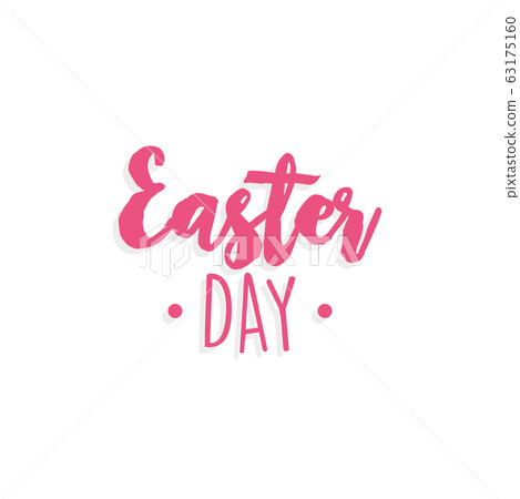Typography of happy easter 63175160
