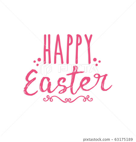 Typography of happy easter Typography of happy easter 63175189