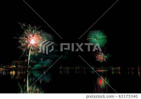 Lake Kawaguchi (January Winter Fireworks) Lake Kawaguchi (January Winter Fireworks) 63175340