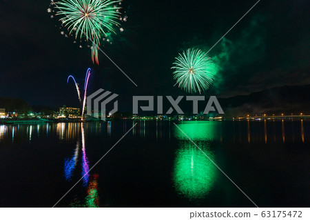 Lake Kawaguchi (January Winter Fireworks) Lake Kawaguchi (January Winter Fireworks) 63175472