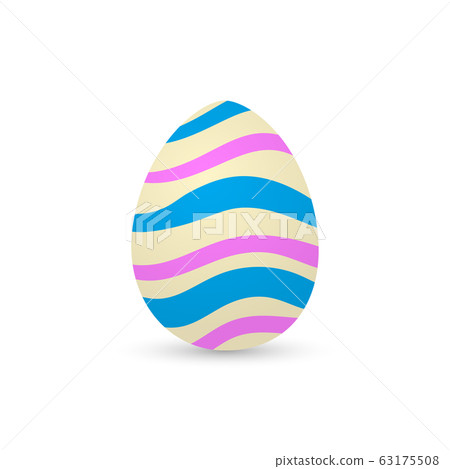 Isolated decorated easter eggs Isolated decorated easter eggs 63175508