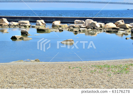 Coast and Akashi Strait Bridge 63176278