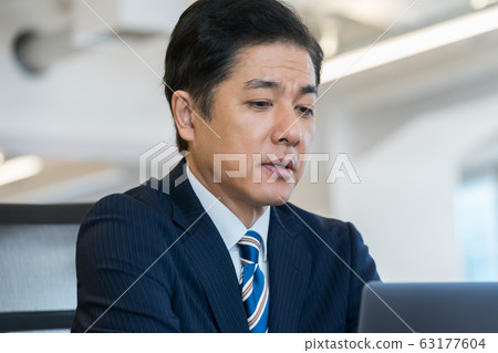 business, businessman, middle and old aged 63177604