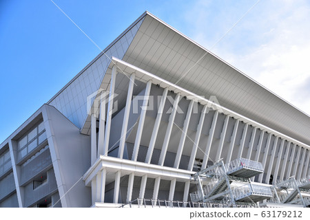 Tokyo Aquatics Center near completion 63179212