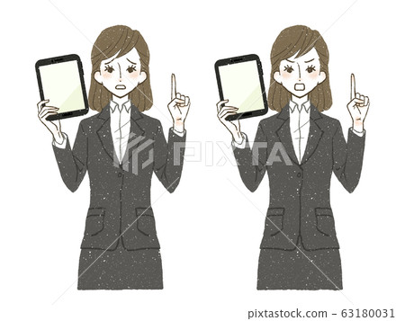 西裝女人平板電腦 西裝女人平板電腦 63180031