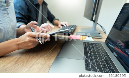 Collaborative work Software engineers website 63180395