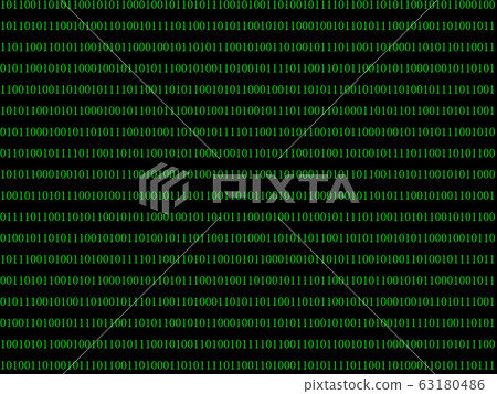 Illustration of green binary code - Stock Illustration [63180486] - PIXTA