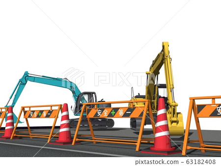 Road construction 63182408