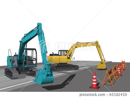 道路建設 63182410