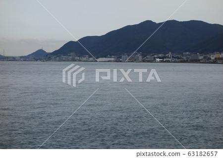 Kanmon Strait from Akasaka Beach Kanmon Strait from Akasaka Beach 63182657