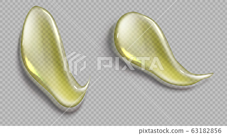 Cosmetic lotion or gel smear realistic 63182856