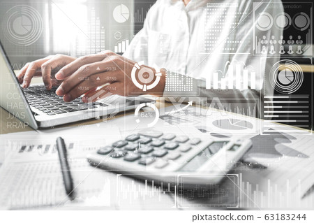 Big Data Technology for Business Finance Concept. Big Data Technology for Business Finance Concept. 63183244