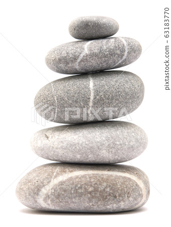 balancing pebble tower balancing pebble tower 63183770
