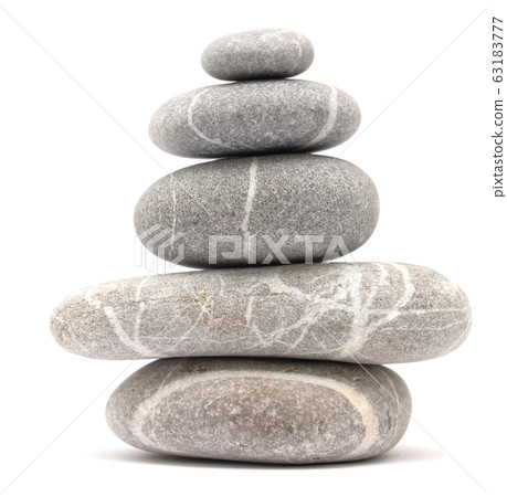 balancing pebble tower balancing pebble tower 63183777