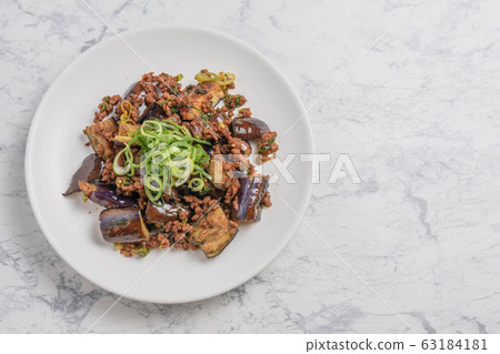 Stir-fried eggplant meat Stir-fried eggplant meat 63184181