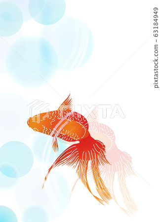 Goldfish summer greetings summer background 63184949