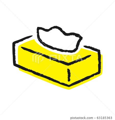 日用品的例證裝箱薄紙。 63185363