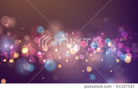 night color balloons, confetti concept design 63187585
