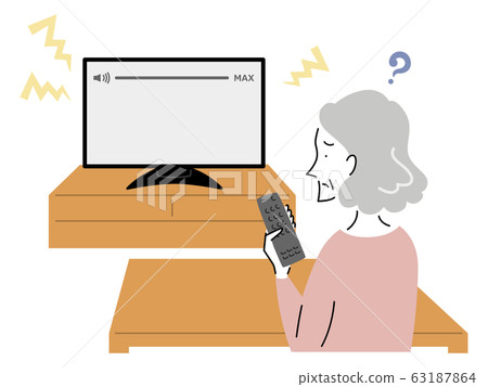 Deaf senior woman 63187864