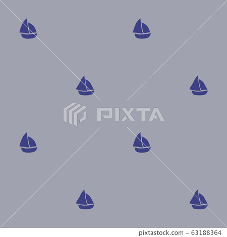 Yacht Total Pattern Sail Boat 63188364