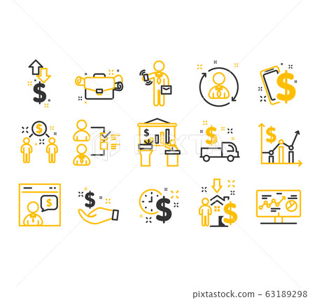 Icons set of business economic Icons set of business economic 63189298