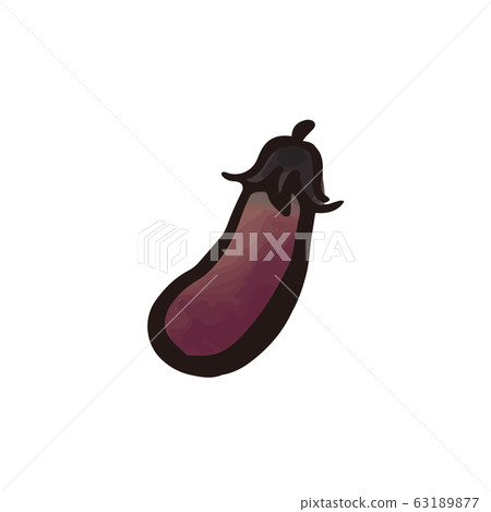 Vegetables: eggplant (watercolor / brush) Vegetables: eggplant (watercolor / brush) 63189877