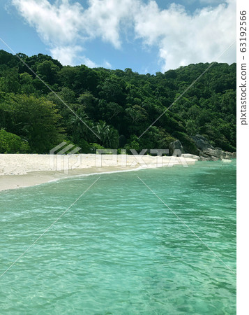 Ocean and beach photos at the Similan Islands in 63192566