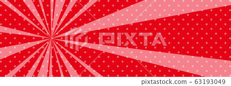 Red pop art retro background with sunbeams Red pop art retro background with sunbeams 63193049