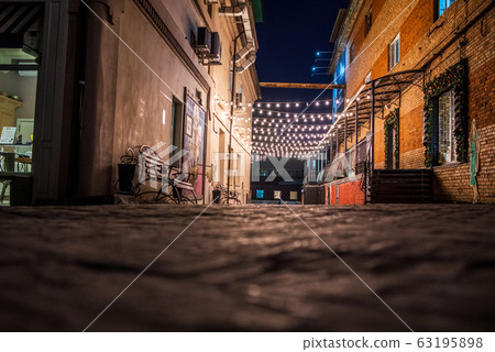 Vladivostok back alley cityscape 63195898