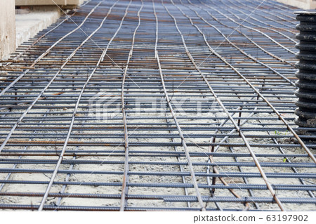 Background of reinforcing steel bars for building Background of reinforcing steel bars for building 63197902